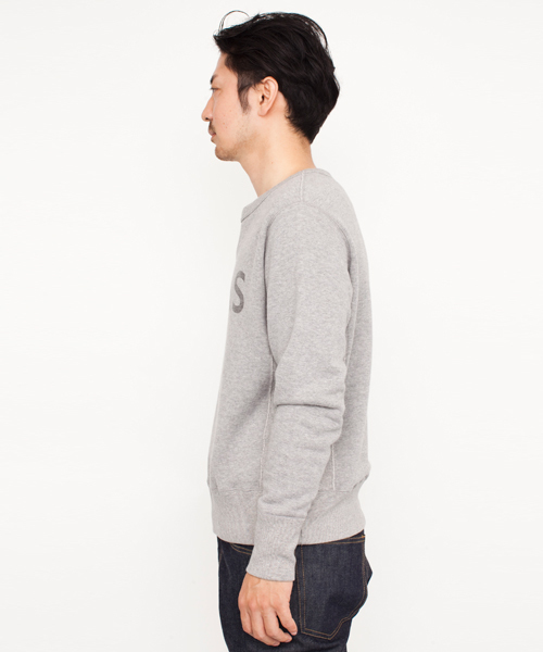 SILAS（サイラス）の「LOOPWHEEL CREW NECK（パーカー・メンズ・アッシュグレー/ネイビー・1/2/3）」の3枚目の写真