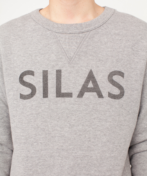 SILAS（サイラス）の「LOOPWHEEL CREW NECK（パーカー・メンズ・アッシュグレー/ネイビー・1/2/3）」の5枚目の写真