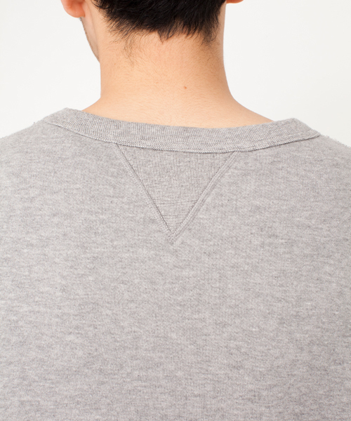 SILAS（サイラス）の「LOOPWHEEL CREW NECK（パーカー・メンズ・アッシュグレー/ネイビー・1/2/3）」の6枚目の写真