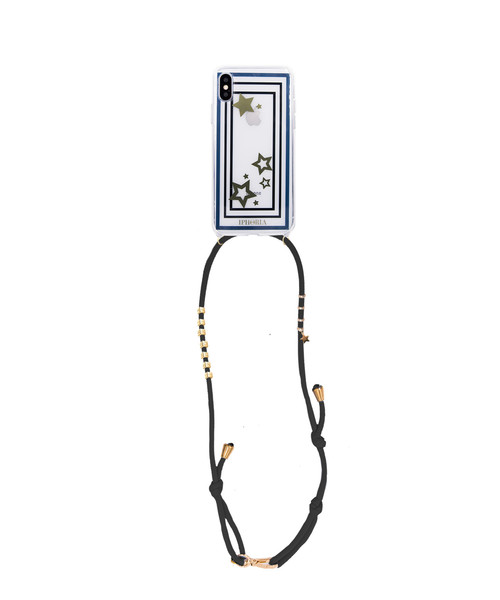 iphoria（アイフォリア）の「IPHORIA/アイフォリア ショルダーケース Necklace Case for Apple iPhone X/XS - Transparent Necklace Case Collection（スマホケース/カバー・レディース・ブラック/レッド/ゴールド/ブルー/レインボー/レオパード・ONE SIZE）」の5枚目の写真