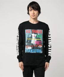 STYLEBLOCK（スタイルブロック）の「転写シートガールエンボスプリントロンT（Tシャツ/カットソー）」