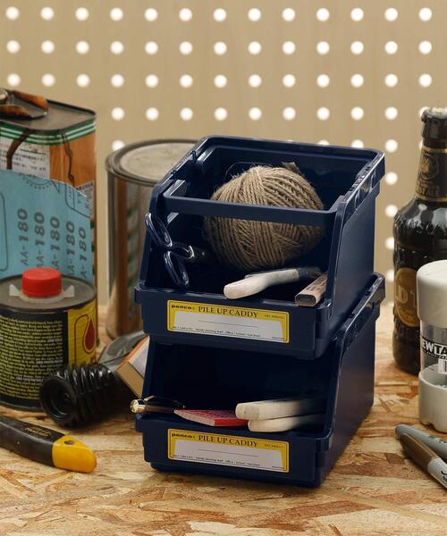 PENCO（ペンコ）の「penco ペンコ パイルアップキャディ スタッキング 収納ケース（収納グッズ・レディース・ホワイト/ライトブルー/ブラック/ベージュ/ネイビー/イエロー/オレンジ/グリーン/クリア・FREE）」の6枚目の写真