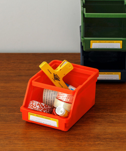 PENCO（ペンコ）の「penco ペンコ パイルアップキャディ スタッキング 収納ケース（収納グッズ・レディース・ホワイト/ライトブルー/ブラック/ベージュ/ネイビー/イエロー/オレンジ/グリーン/クリア・FREE）」の8枚目の写真