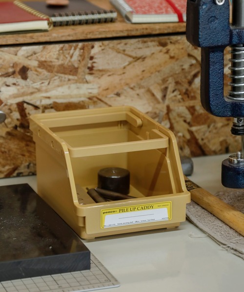 PENCO（ペンコ）の「penco ペンコ パイルアップキャディ スタッキング 収納ケース（収納グッズ・レディース・ホワイト/ライトブルー/ブラック/ベージュ/ネイビー/イエロー/オレンジ/グリーン/クリア・FREE）」の13枚目の写真