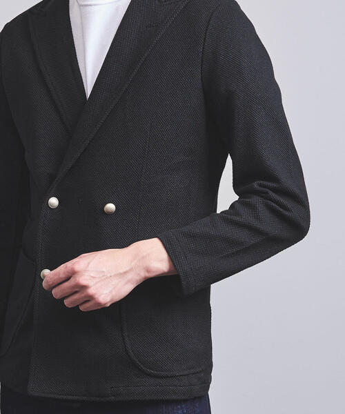 UNITED ARROWS（ユナイテッドアローズ）の「UASB ピークドラペル ダブル ジャケット（テーラードジャケット・メンズ・ブラック・MEDIUM/SMALL/X-LARGE/LARGE）」の8枚目の写真