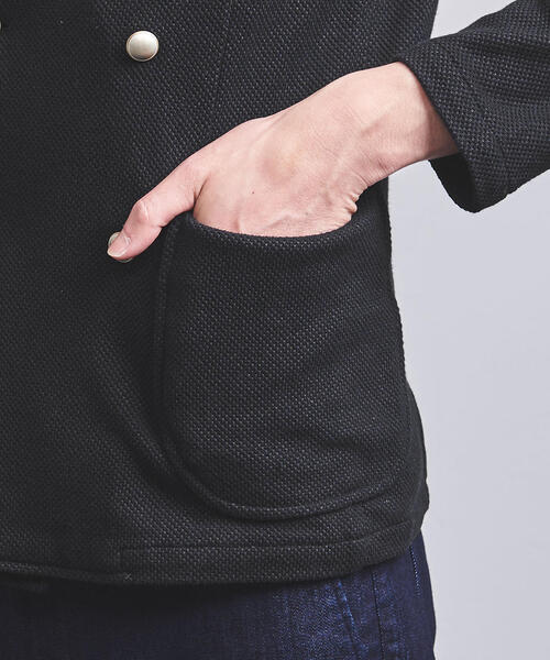 UNITED ARROWS（ユナイテッドアローズ）の「UASB ピークドラペル ダブル ジャケット（テーラードジャケット・メンズ・ブラック・MEDIUM/SMALL/X-LARGE/LARGE）」の9枚目の写真