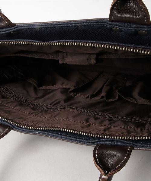 THE SUIT COMPANY(ザ・スーツカンパニー)の「コンビネーショントートバッグ(トートバッグ・メンズ・グレー系その他/ブルー系その他・FREE)」の4枚目の写真
