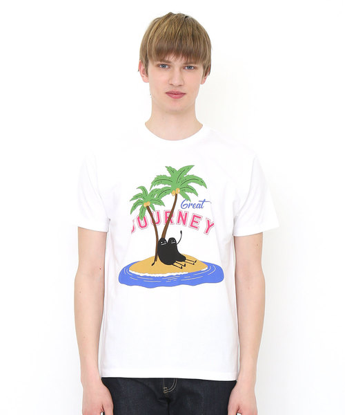 ベーシックｔシャツ グレートジャーニービューティフルシャドー ホワイト Tシャツ カットソー Design Tshirts Store Graniph デザイン ティーシャツ ストア グラニフ のファッション通販 Zozotown