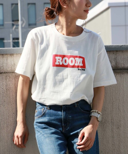 HER CLOSET(ハークローゼット)の「【HERCLOSET】アソートプリントロゴTシャツ(Tシャツ/カットソー・レディース・ホワイト/ネイビー/イエロー/ホワイト系その他/ブラック系その他/ブルー系その他/イエロー系その他/ホワイト系その他2/ブラック系その他2/スミクロ/ブルー系その他2/イエロー系その他2/パープル/ホワイト系その他4/ブラック系その他3/ブラック系その他4/ホワイト系その他3/グレー/カーキ・M/L)」の20枚目の写真