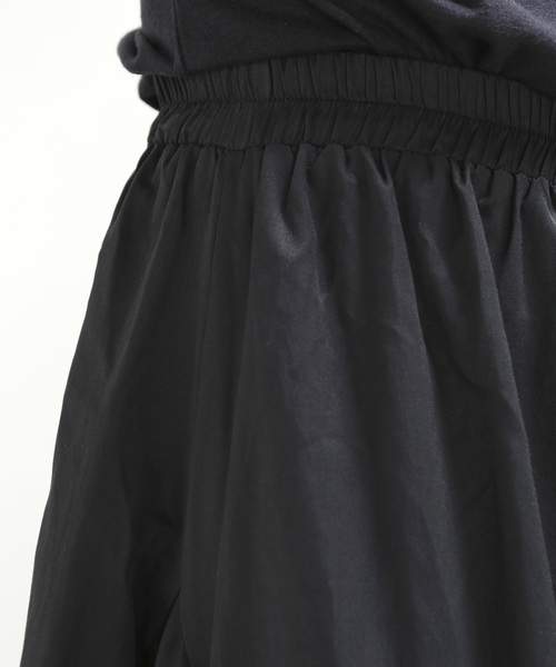 minsobi(ミンソビ)の「変形レイヤードスカートユニセックス(スカート・メンズ・ブラック・FREE)」の7枚目の写真