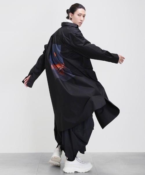 minsobi(ミンソビ)の「変形レイヤードスカートユニセックス(スカート・メンズ・ブラック・FREE)」の22枚目の写真