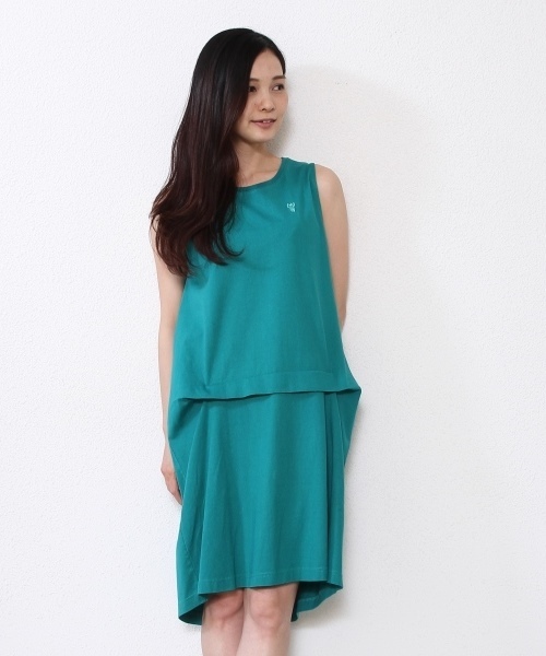 coen(コーエン)の「カットフレアノースリーブワンピース(ワンピース・レディース・ケリー/ネイビー・フリー)」の1枚目の写真