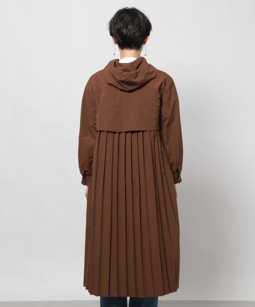 PAGEBOY（ページボーイ）の「【WEB限定】バックプリーツフードコート（トレンチコート・レディース・ダークブラウン/モカ・FREE）」の12枚目の写真