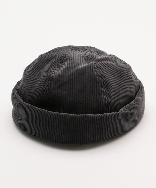 GLOSTER(グロスター)の「【GLOSTER / グロスター】FISHERMAN CAP コーデュロイ(キャップ・メンズ・ブラック/グレー/ベージュ・FREE)」の3枚目の写真