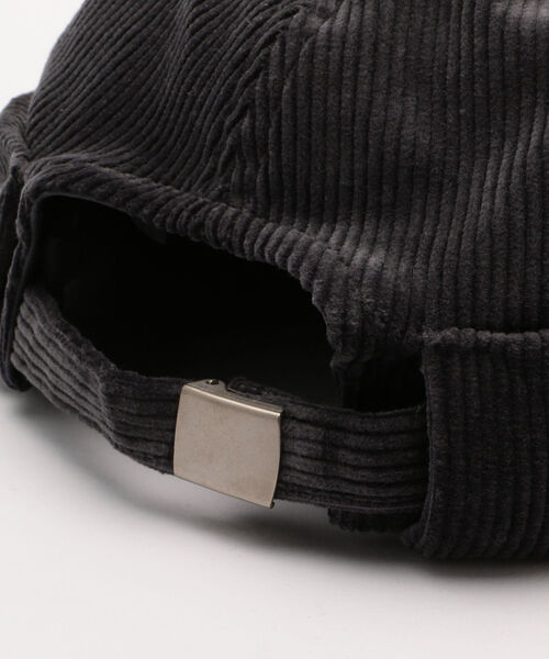 GLOSTER(グロスター)の「【GLOSTER / グロスター】FISHERMAN CAP コーデュロイ(キャップ・メンズ・ブラック/グレー/ベージュ・FREE)」の6枚目の写真