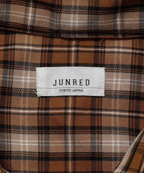 JUNRED(ジュンレッド)の「ネオビッグチェックシャツ(シャツ/ブラウス・メンズ・ダークブラウン/グレー・M/L)」の5枚目の写真