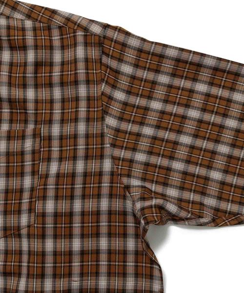 JUNRED(ジュンレッド)の「ネオビッグチェックシャツ(シャツ/ブラウス・メンズ・ダークブラウン/グレー・M/L)」の7枚目の写真