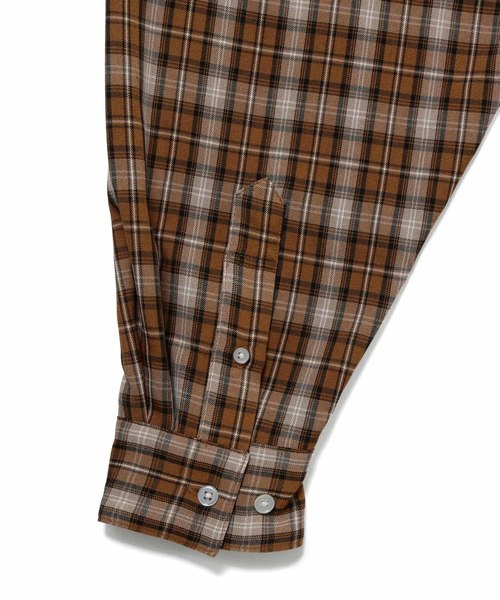 JUNRED(ジュンレッド)の「ネオビッグチェックシャツ(シャツ/ブラウス・メンズ・ダークブラウン/グレー・M/L)」の8枚目の写真