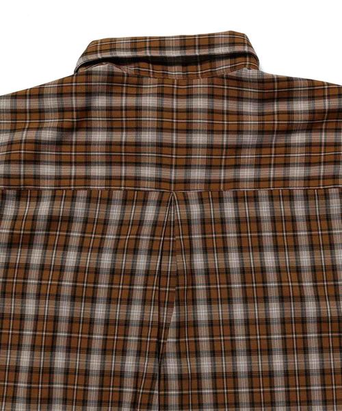 JUNRED(ジュンレッド)の「ネオビッグチェックシャツ(シャツ/ブラウス・メンズ・ダークブラウン/グレー・M/L)」の10枚目の写真