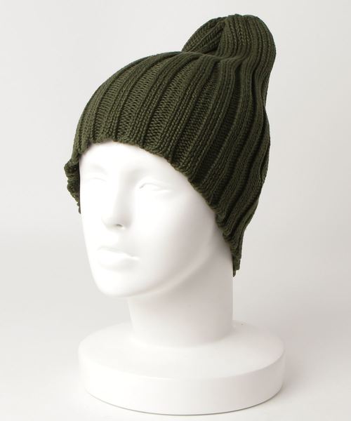 Narcissus(ナルシス)の「【cheap!!by vaNite】ニットビーニー(ニットキャップ/ビーニー)」|カーキ