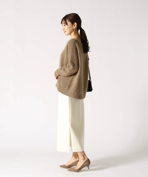 【美品】1er Arrondissement ラクーンニットカーディガン 1er Arrondissement（プルミエアロンディスモン）の「ラクーン