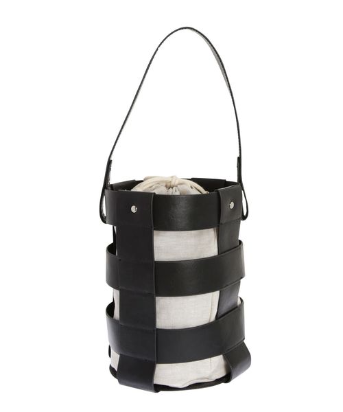 Ungrid（アングリッド）の「フェイクレザーデザインBAG（ハンドバッグ・レディース・ブラック/ブラウン/アイボリー・FREE）」の4枚目の写真