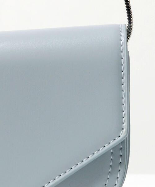 BEAUTY&YOUTH UNITED ARROWS(ビューティーアンドユースユナイテッドアローズ)の「BY ミニフラップチェーンショルダーバッグ ◆(ショルダーバッグ・レディース・ブラック/モカ/ライトブルー・FREE)」の9枚目の写真