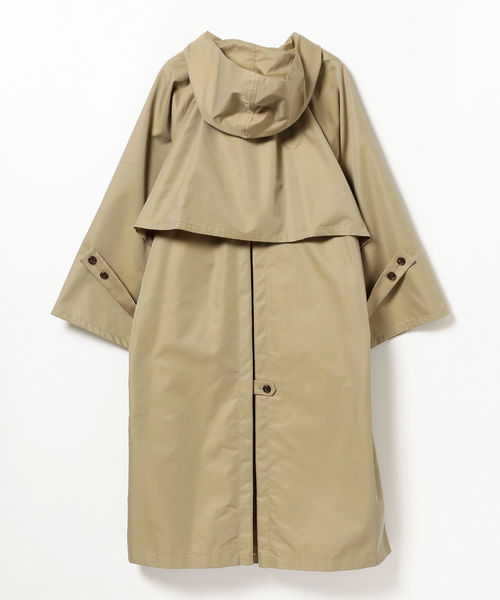 BEAMS BOY / シャンブレー ツイル フーデッド コート