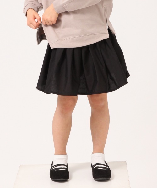 GLOBAL WORK(グローバルワーク)の「【キッズ】インナーツキカラフルスカート(無地)/858276(スカート・キッズ・ライトブルー/ブラック/ダークブラウン/ベージュ/レッド系その他2/ライトピンク/イエロー/ライトパープル/ミント/ブルー/ライトグリーン・110cm/100cm/120cm/130cm/140cm)」の2枚目の写真
