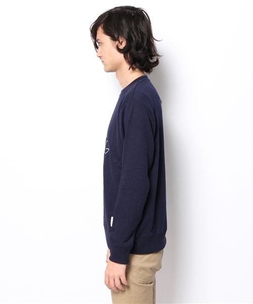 WEGO(ウィゴー)の「WEGO/刺繍ペンシルロゴスウェット(スウェット・メンズ・ネイビー/杢グレー・LARGE/MEDIUM)」の7枚目の写真