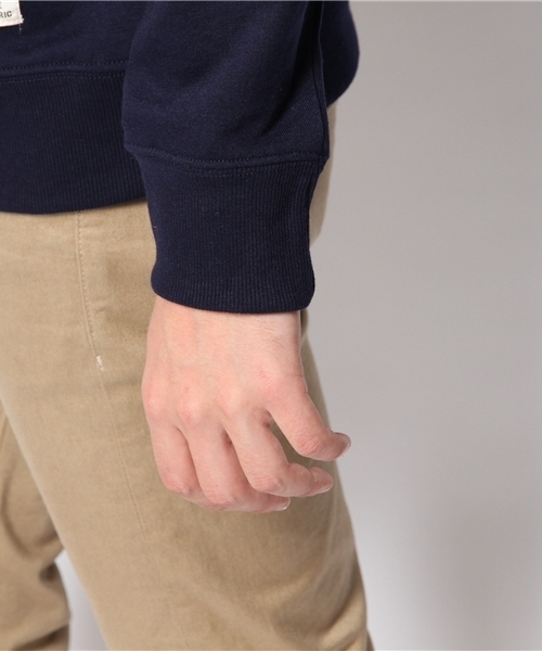 WEGO(ウィゴー)の「WEGO/刺繍ペンシルロゴスウェット(スウェット・メンズ・ネイビー/杢グレー・LARGE/MEDIUM)」の10枚目の写真