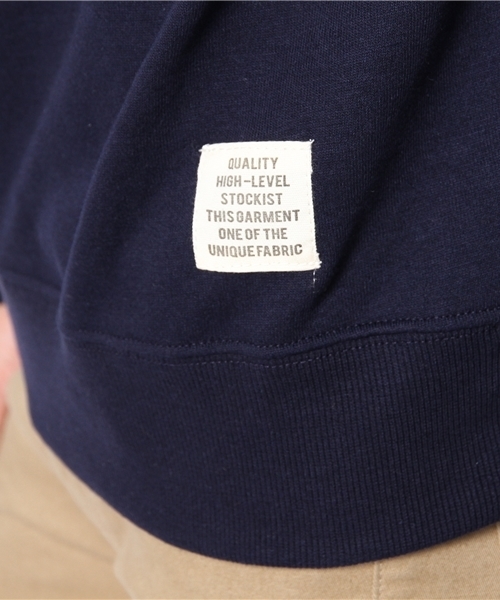 WEGO(ウィゴー)の「WEGO/刺繍ペンシルロゴスウェット(スウェット・メンズ・ネイビー/杢グレー・LARGE/MEDIUM)」の11枚目の写真