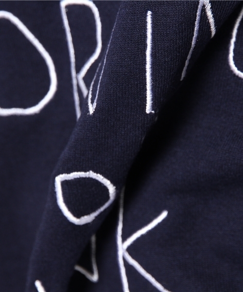 WEGO(ウィゴー)の「WEGO/刺繍ペンシルロゴスウェット(スウェット・メンズ・ネイビー/杢グレー・LARGE/MEDIUM)」の13枚目の写真