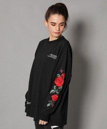 JACKROSE | JE-ローズ刺繍・アンサンブル・LSTEE(Tシャツ/カットソー)