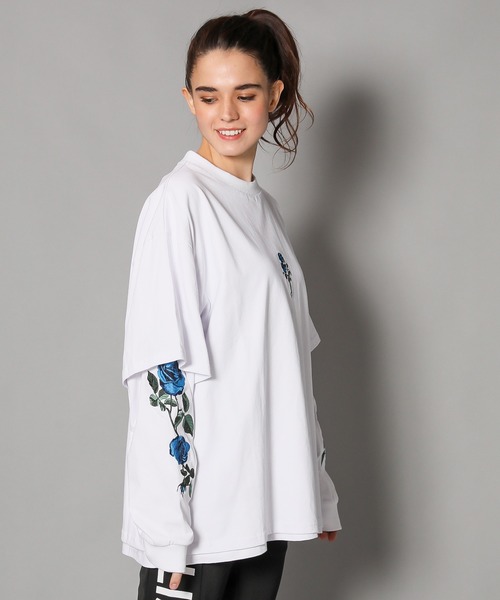 JACKROSE（ジャックローズ）の「JE-ローズ刺繍・アンサンブル・LSTEE（Tシャツ/カットソー・メンズ・ホワイト/ブラック/ホワイト系その他2/ブラック系その他2・M/L）」の16枚目の写真