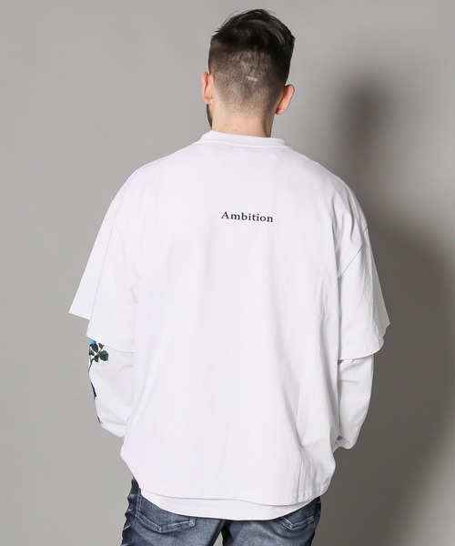 JACKROSE（ジャックローズ）の「JE-ローズ刺繍・アンサンブル・LSTEE（Tシャツ/カットソー・メンズ・ホワイト/ブラック/ホワイト系その他2/ブラック系その他2・M/L）」の14枚目の写真