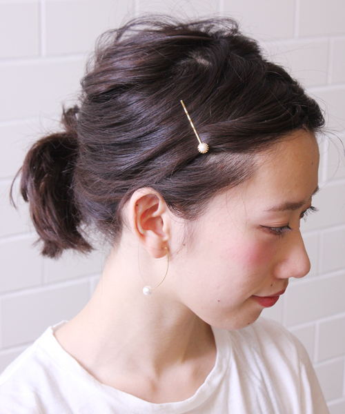 Chico(チコ)の「パールぶらぶらピアス(ピアス(両耳用)・レディース・ゴールド・FREE)」の4枚目の写真