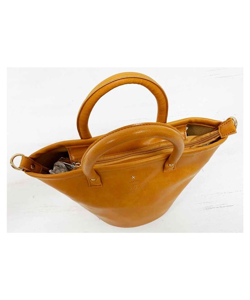 favori（ファヴォリ）の「コパンミニポーチ付き２ＷＡＹトート（トートバッグ・レディース・ブラック/ブラウン/ピンク/キャメル・FREE）」の14枚目の写真