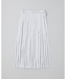 WRAP PLEATS SKIRT