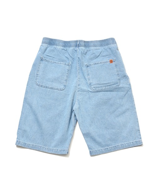 UNIVERSAL OVERALL（ユニバーサルオーバーオール）の「UNIVERSAL OVERALL シェフショーツ (ユニバーサルオーバーオール )(2colors)(パンツ)（カーゴパンツ・メンズ・インディゴブルー/ブルー・S/M/L）」の4枚目の写真