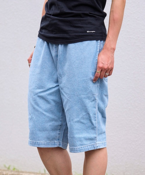 UNIVERSAL OVERALL（ユニバーサルオーバーオール）の「UNIVERSAL OVERALL シェフショーツ (ユニバーサルオーバーオール )(2colors)(パンツ)（カーゴパンツ・メンズ・インディゴブルー/ブルー・S/M/L）」の13枚目の写真