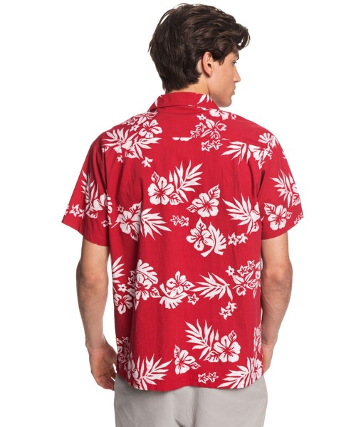 Quiksilver（クイックシルバー）の「FLORAL FEELINGS/クイックシルバー シャツ 半袖 総柄（シャツ/ブラウス・メンズ・ブラック/ブルー/レッド・MEDIUM/LARGE）」の10枚目の写真