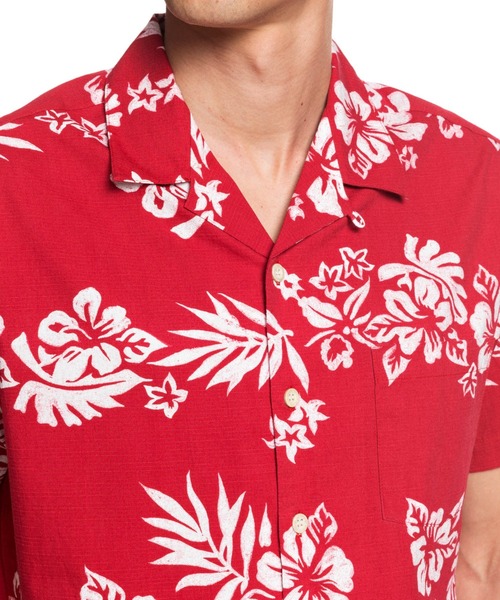 Quiksilver（クイックシルバー）の「FLORAL FEELINGS/クイックシルバー シャツ 半袖 総柄（シャツ/ブラウス・メンズ・ブラック/ブルー/レッド・MEDIUM/LARGE）」の11枚目の写真