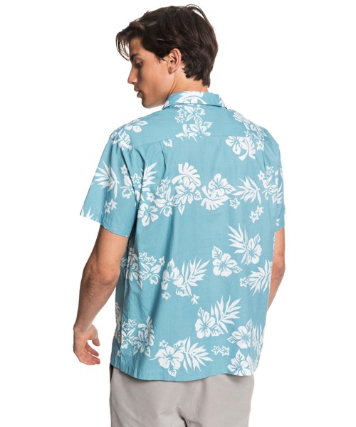 Quiksilver（クイックシルバー）の「FLORAL FEELINGS/クイックシルバー シャツ 半袖 総柄（シャツ/ブラウス・メンズ・ブラック/ブルー/レッド・MEDIUM/LARGE）」の7枚目の写真