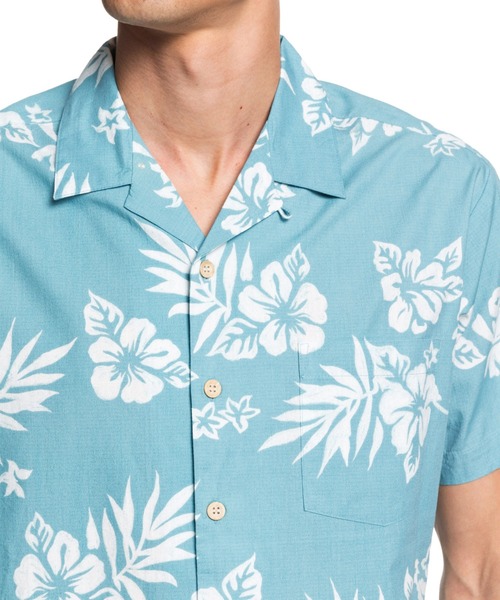 Quiksilver（クイックシルバー）の「FLORAL FEELINGS/クイックシルバー シャツ 半袖 総柄（シャツ/ブラウス・メンズ・ブラック/ブルー/レッド・MEDIUM/LARGE）」の8枚目の写真