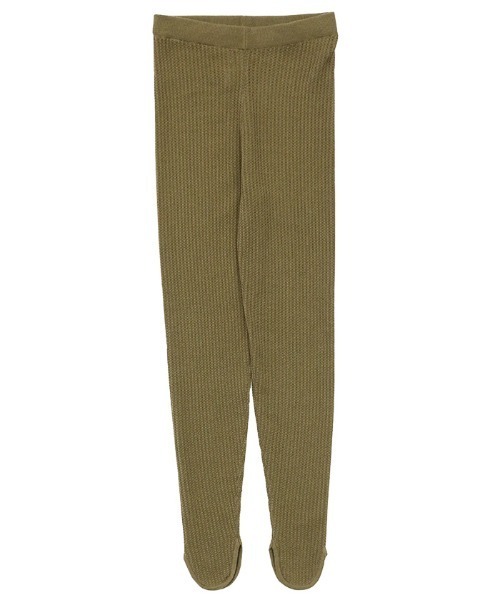 select MOCA（セレクトモカ）の「2020 A/W ラウンドニットレギンス/レイヤードニットパンツ/スリットニットレギンス（レギンス/スパッツ・レディース・カーキ/ベージュ/ブラウン・FREE）」の19枚目の写真
