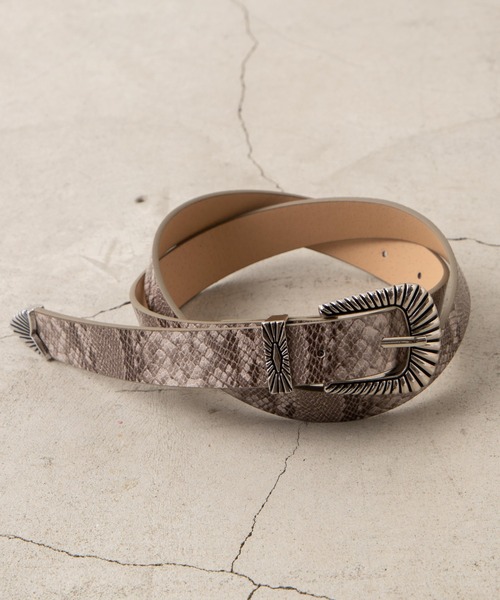 WEGO(ウィゴー)の「WEGO/ウエスタンバックルベルト(ベルト・レディース・ブラック/その他1/ライトベージュ/ブラウン/その他2/その他3/ダークブラウン/その他4/その他6/その他8/その他7/オフホワイト/シルバー・FREE)」の10枚目の写真