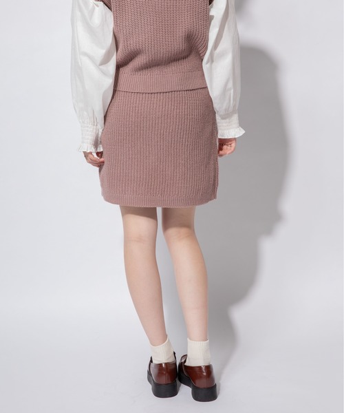 Mysa&Liina(ミーサリーナ)の「ケーブルニットベストセットアップ(ニット/セーター・レディース・ベージュ/ピンク・M/L)」の13枚目の写真