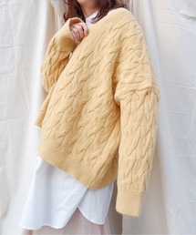 【ZOZO限定】サキシマamp「ニットカーディガン」