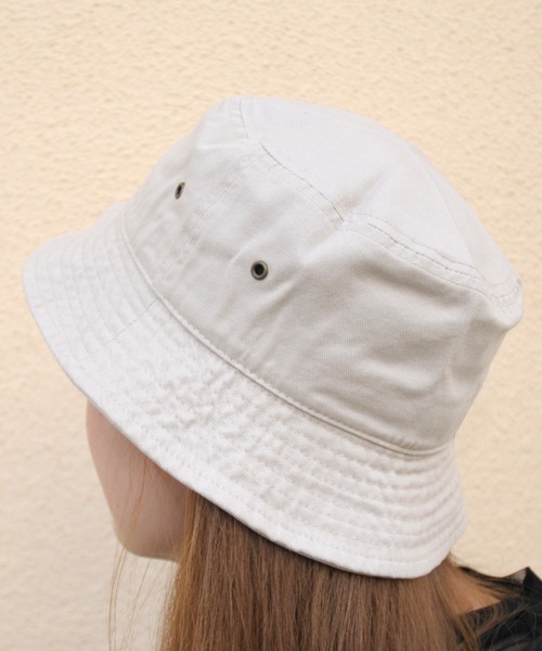 newhattan（ニューハッタン）の「バケットハット（ハット・レディース・ブラック/ネイビー/カーキ/アイボリー・MEDIUM/LARGE）」の2枚目の写真